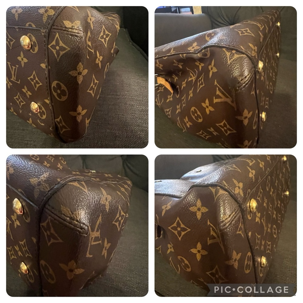 Louis Vuitton Brown Monogram Satchel - Picture 6 of 16